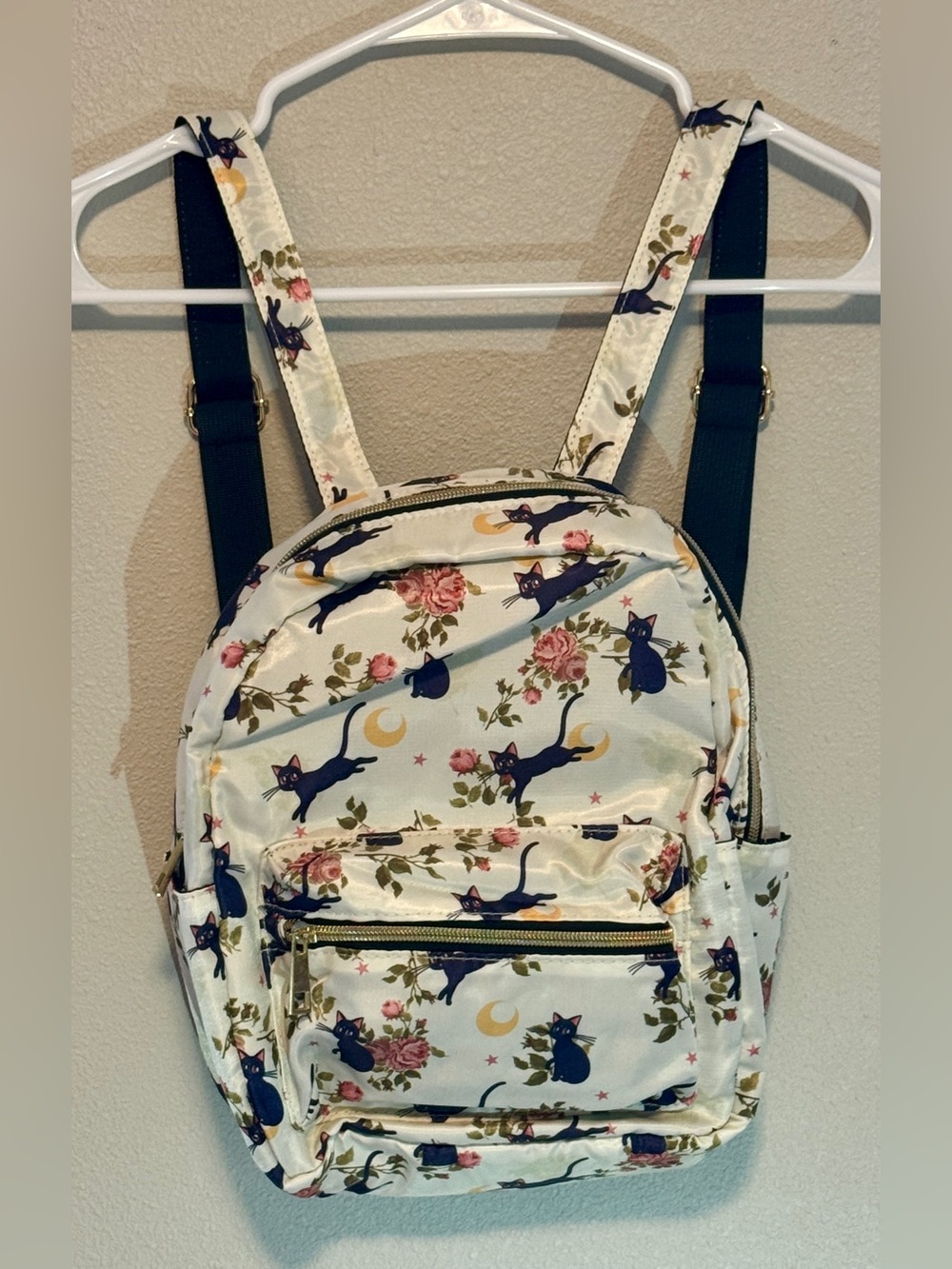 New Without Tags Sailor Moon Floral Mini Backpack - Picture 2 of 3